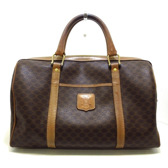 Celine Macadam Pattern Handbag Brown - Picture 1 of 15